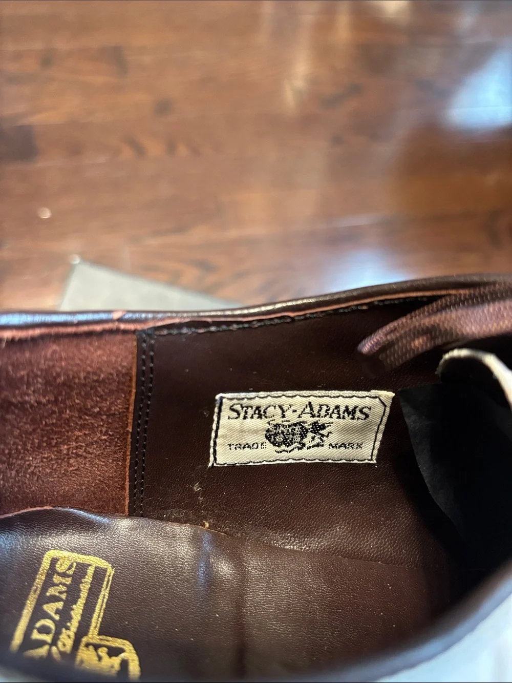 Stacy Adams Dayton Burgundy and White Two-Tone Wingtip Oxfords